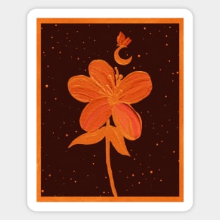 Cosmic Flower Sticker